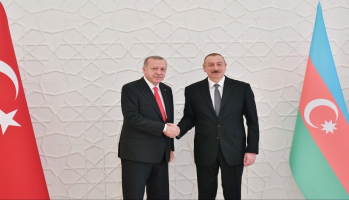 Azərbaycan Prezidenti İlham Əliyev Türkiyə Prezidenti Rəcəb Tayyib Ərdoğan ilə görüşüb