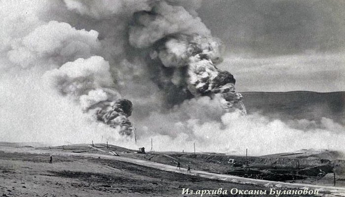 Пожары на бакинских нефтепромыслах рубежа XIX и XX веков (ФОТО)