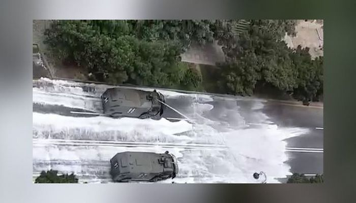 Sumqayıtda küçələr dezinfeksiya olunur