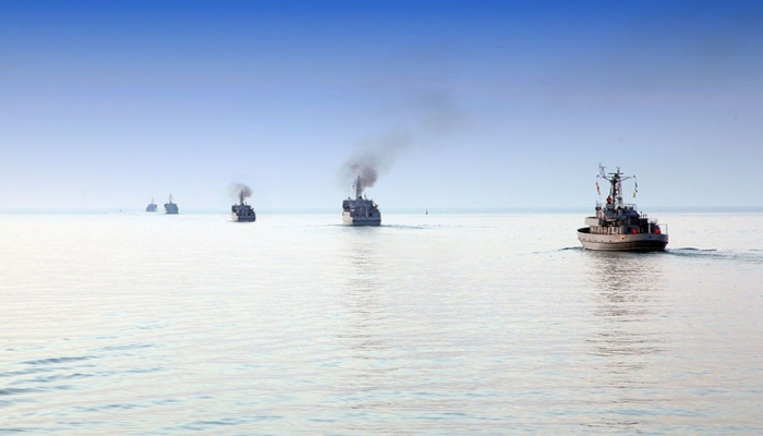 ВМС Азербайджана приступили к тактическим учениям