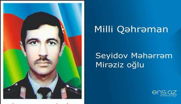 Məhərrəm Seyidov Mirəziz oğlu