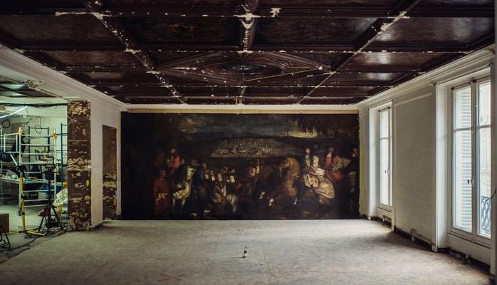 В парижском бутике во время ремонта нашли картину XVII века