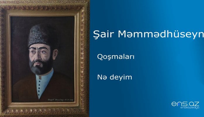 Şair Məmmədhüseyn - Nə deyim