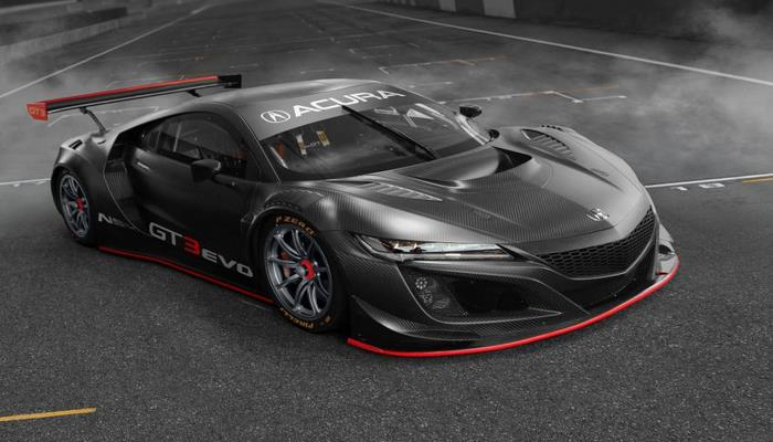 Acura представила в Нью-Йорке новый спорткар NSX GT3 Evo
