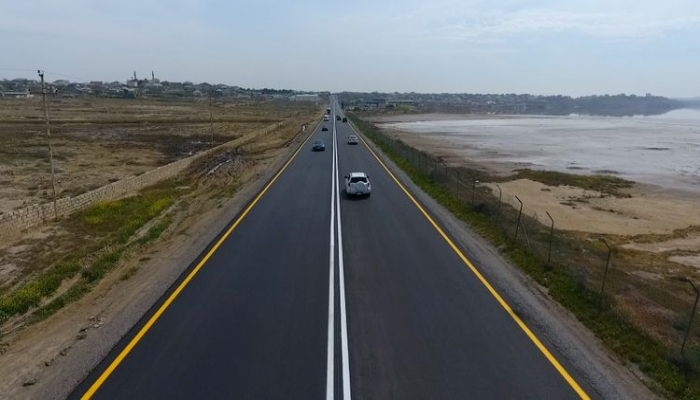 Masazır-Novxanı avtomobil yolunun 2.5 km-lik hissəsi yenidən qurulub