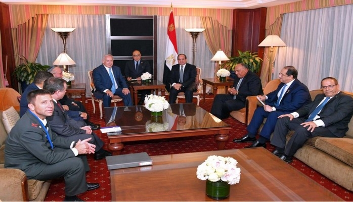 Президент Египта и премьер-министр Израиля провели переговоры