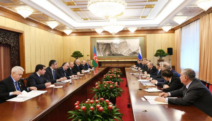 Президент Ильхам Алиев: Нынешний уровень азербайджано-российских взаимоотношений позволяет решать многие вопросы двусторонней и региональной повестки