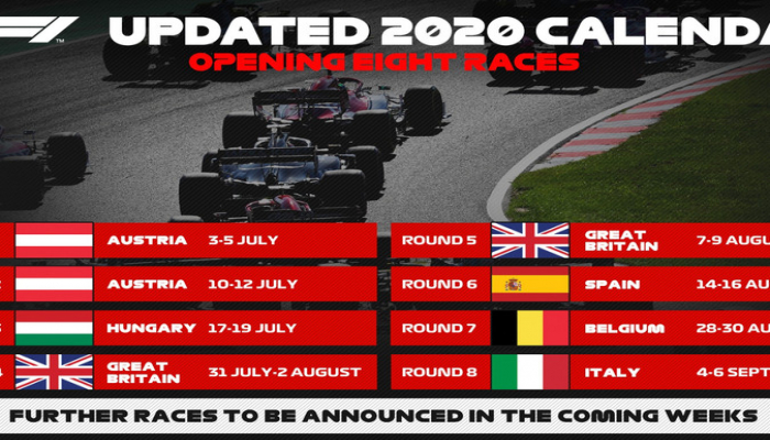 'Formula 1': İlk 8 Qran-prinin təqvimi açıqlandı - RƏSMİ