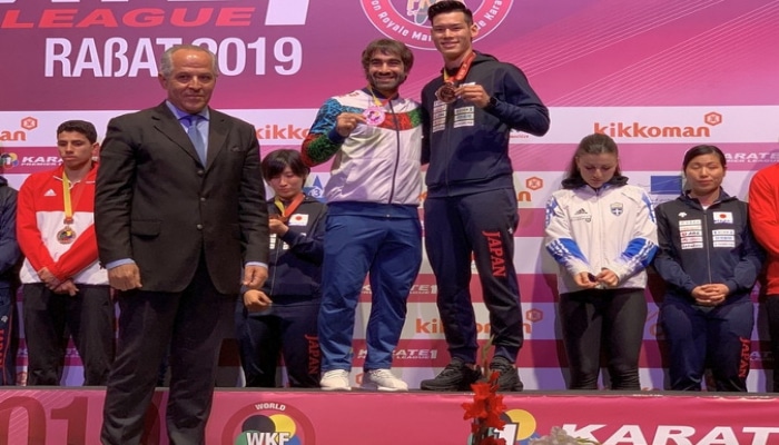 Rafael Ağayev Karate1 Premyer Liqa turnirində bürünc medal qazanıb