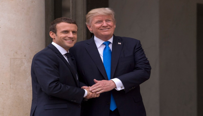 ABŞ və Fransa prezidentləri arasında telefon danışığı olub