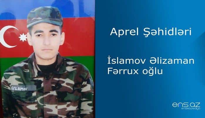 Əlizaman İslamov Fərrux oğlu
