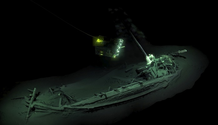 Британские ученые обнаружили древнейший на планете неповрежденный корабль в Черном море