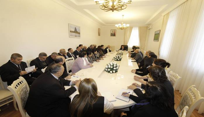 Qazaxda İsmayıl Şıxlının 100 illik yubiley tədbirinə hazırlıqla bağlı müşavirə keçirilib