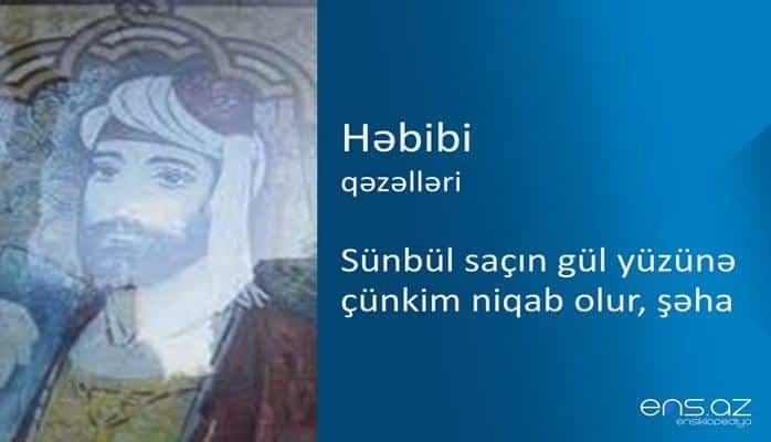 Həbibi - Sünbül saçın gül yüzünə çünkim niqab olur, şəha
