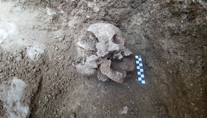 В Италии найден скелет заколдованного ребенка V века