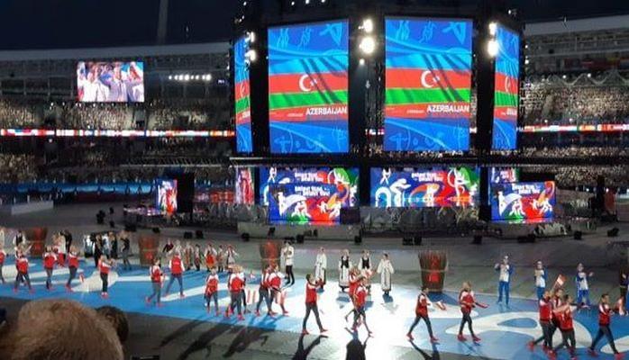 II Avropa Oyunlarının açılış mərasimi başa çatıb