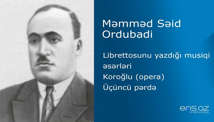 Məmməd Səid Ordubadi - Koroğlu/Üçüncü pərdə
