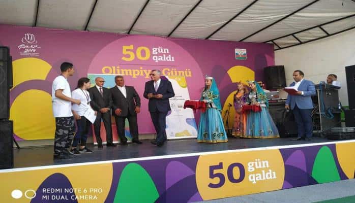 XV Avropa Gənclər Yay Olimpiya Festivalı ilə əlaqədar tədbir keçirilib