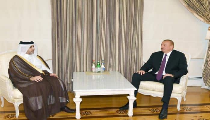 Prezident İlham Əliyev Qətərin Bələdiyyə və Ətraf Mühit nazirini qəbul edib