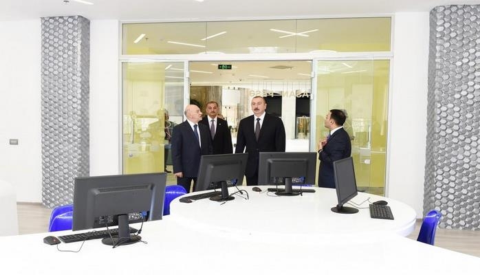 Президент Ильхам Алиев принял участие в открытии комплекса “ASAN Həyat” в Имишли