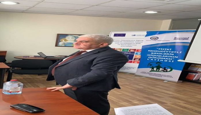 “Əlilliyi olan şəxslərin məşğulluq və sosial təminat hüquqları” mövzusunda təlimlər keçirilib