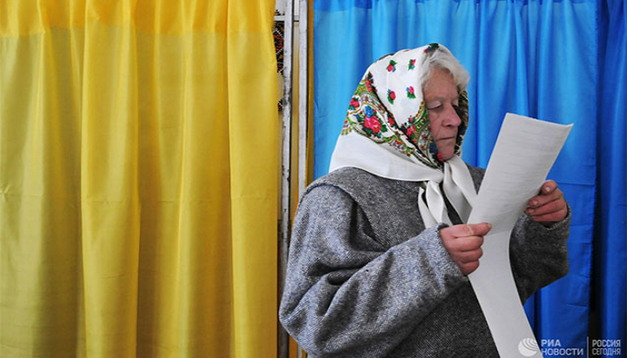 Ukraynada seçicilərin 13,61 faizi səs verib