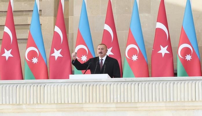 Президент Ильхам Алиев: Наступит день, и государственный флаг Азербайджана будет поднят на всех землях, находящихся сегодня под оккупацией