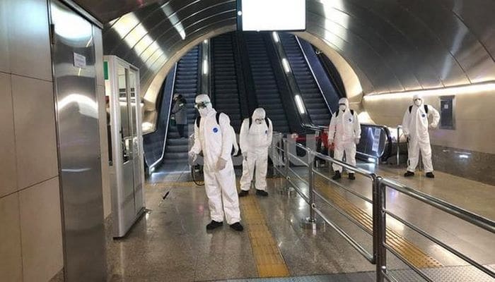Bakıda dörd metro stansiyası dezinfeksiya edilib