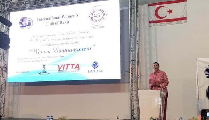 Qənirə Paşayeva Beynəlxalq Qadınlar Klubunun 25 illiyində