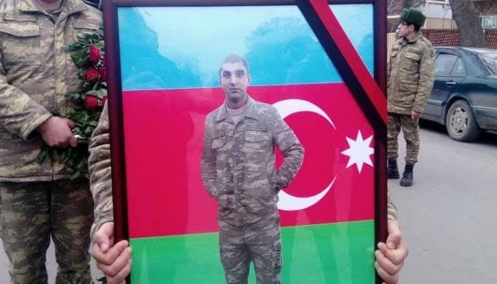 Hərbçimizin ölümündən əvvəl çəkilən son görüntüsü