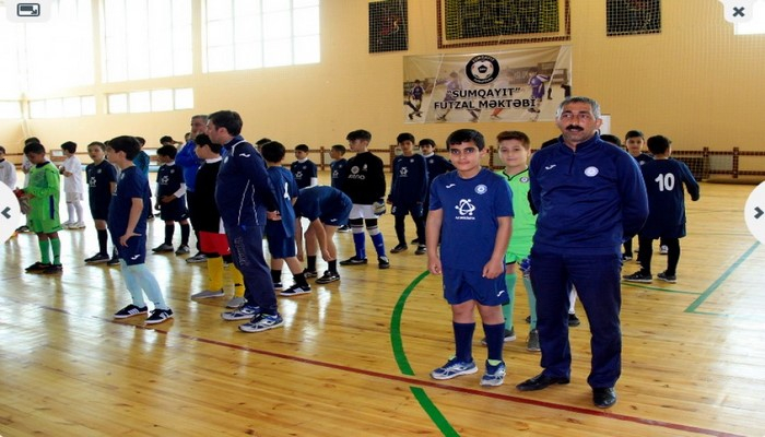 При ФК «Сумгайыт» открылась первая в республике школа по мини-футболу