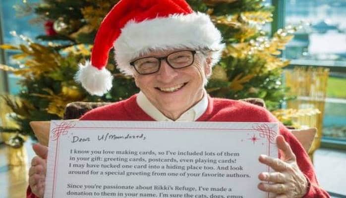 Bill Gates ştat sakininə “Gizli Santa” hədiyyəsi göndərib