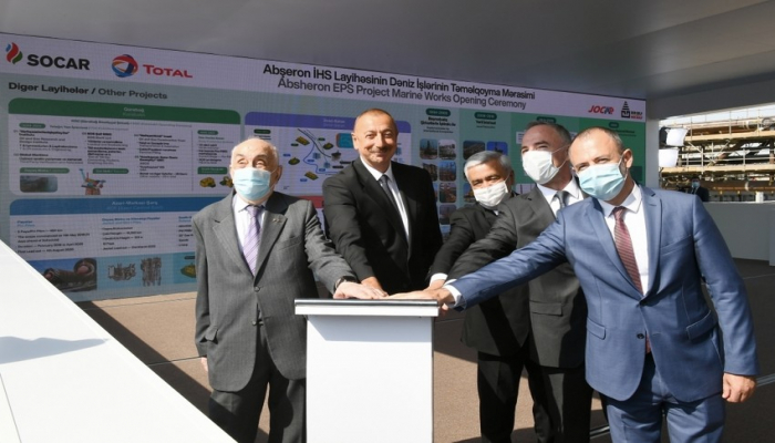İlham Əliyev: “Abşeron” qaz-kondensat yatağının yeni mərhələsi başlayır"