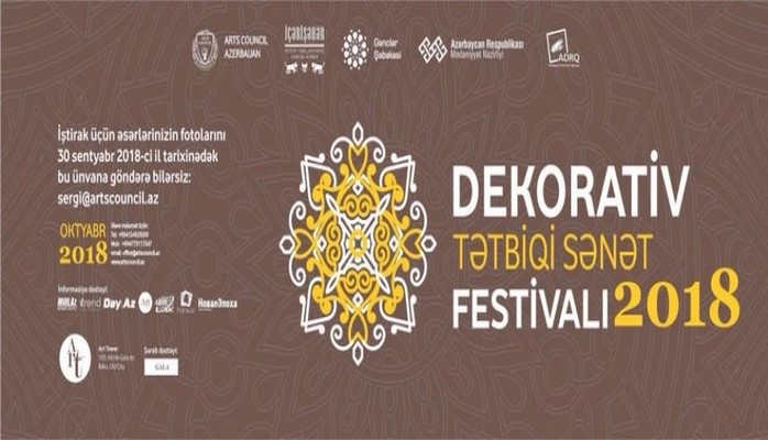 Dekorativ-Tətbiqi Sənət Festivalı keçiriləcək