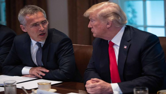 NATO Baş katibi və ABŞ Prezidenti arasında telefon danışığı olub