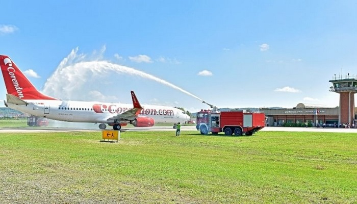 Corendon Airlines tarihinde ilk kez Zonguldak'a indi