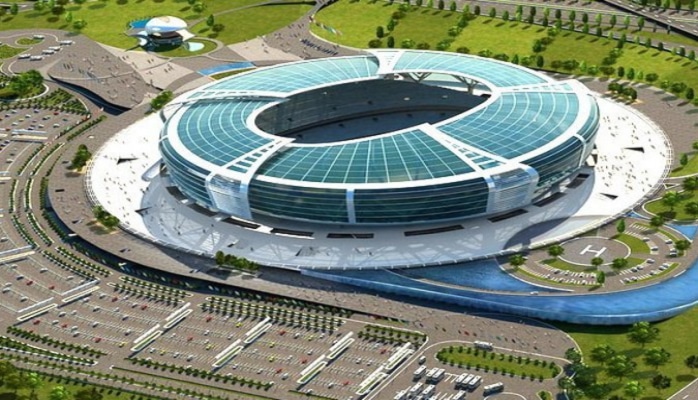 Бакинский олимпийский стадион - один из самых вместительных в СНГ