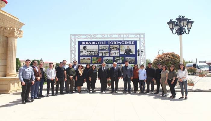 Ректор БГУ Эльчин Бабаев посетил селение Джоджуг Марджанлы