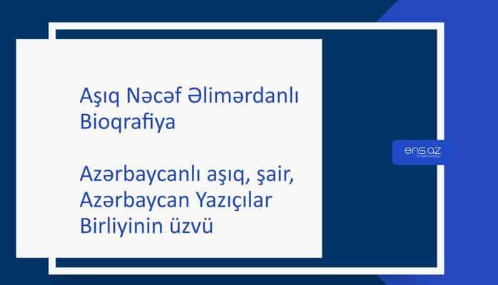 Aşıq Nəcəf Əlimərdanlı