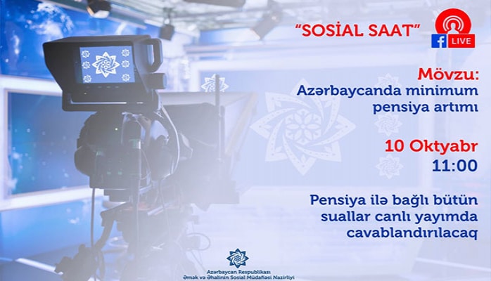 Nazirliyə suallarınızı canlı yayımdan verə biləcəksiz