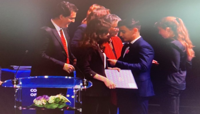 Совет Европы наградил азербайджанского подростка