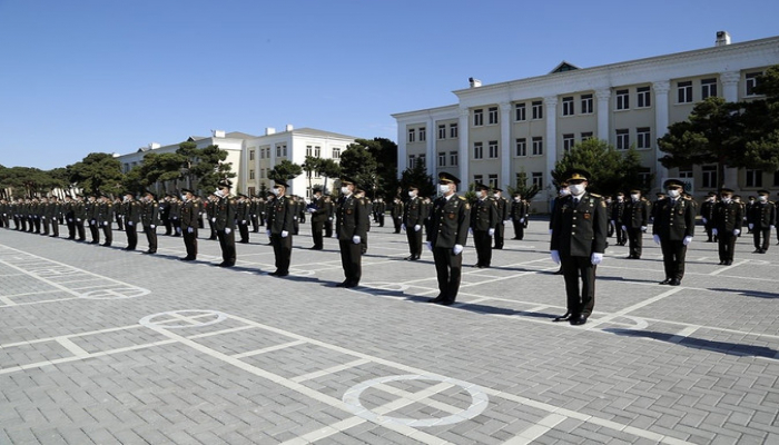 Состоялась церемония выпуска в Азербайджанском высшем военном училище