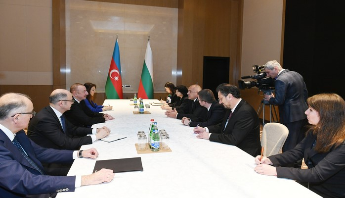 Azərbaycan Prezidenti Bolqarıstanın Baş naziri ilə görüşüb