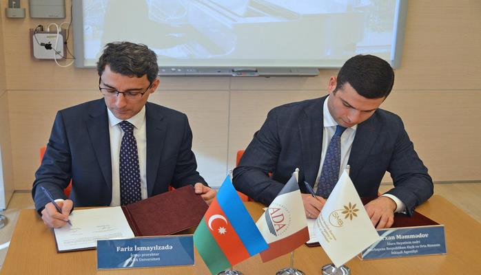 Университет “ADA” и Агентство по развитию МСБ подписали меморандум о сотрудничестве