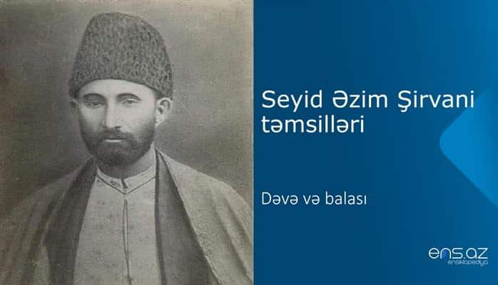 Seyid Əzim Şirvani - Dəvə və balası