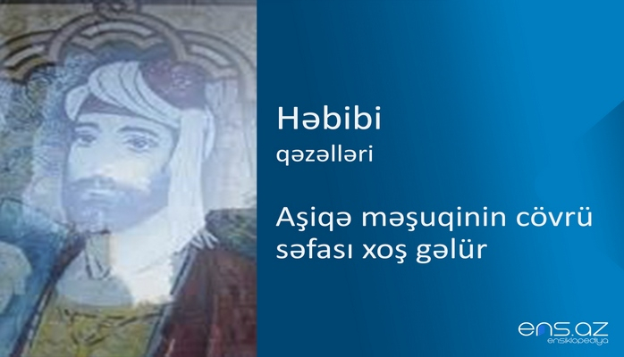 Həbibi - Aşiqə məşuqinin cövrü səfası xoş gəlür