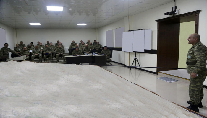 В ходе учений азербайджанской армии отработано взаимодействие войск на макете местности