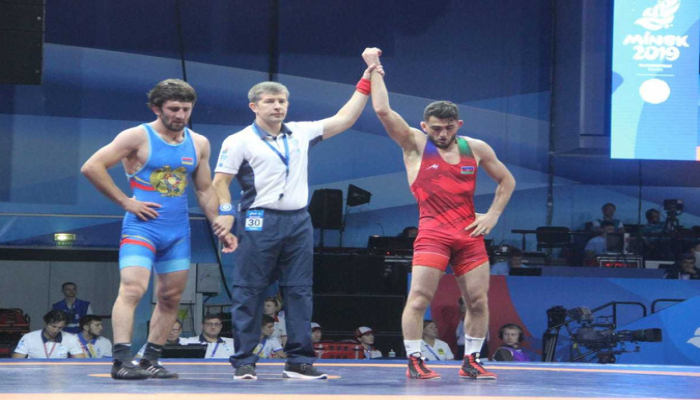 II Avropa Oyunları: Hacı Əliyev erməni rəqibini 6:0 hesabı ilə məğlub edib