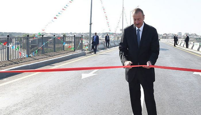 Gəncəçay çayı üzərindəki körpü bərpadan sonra istifadəyə verildi
