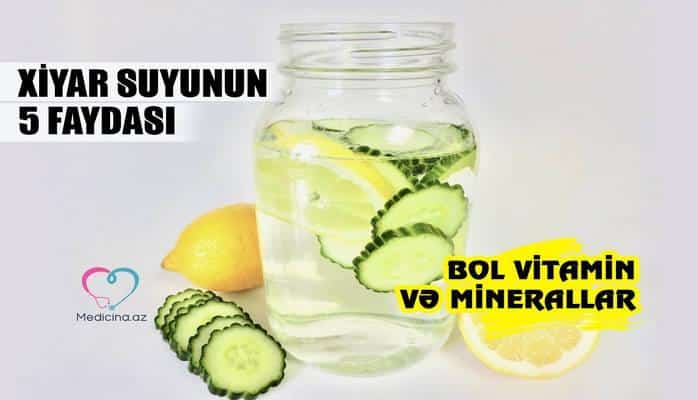 Xiyar suyunun 5 faydası - Bol vitamin və minerallar
